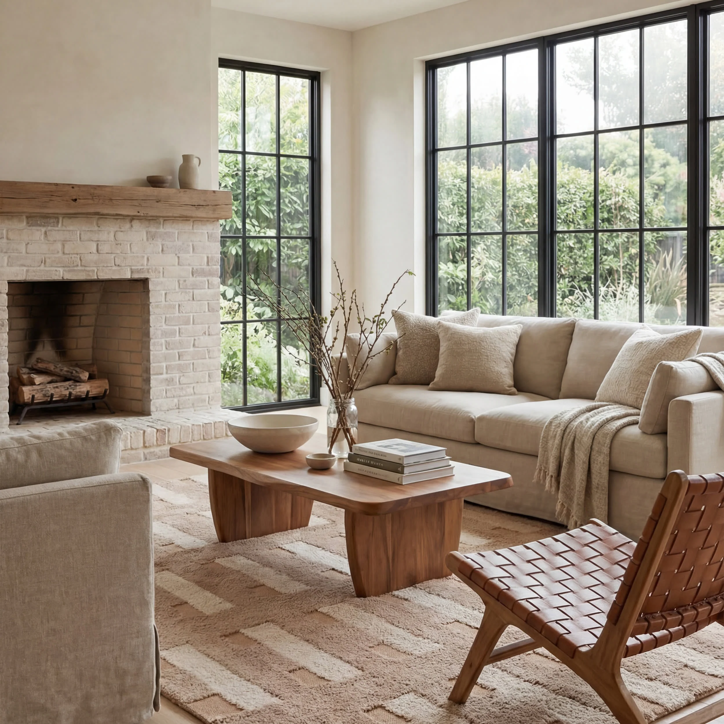 Zerina Geometric Rug | Tan - Image 2