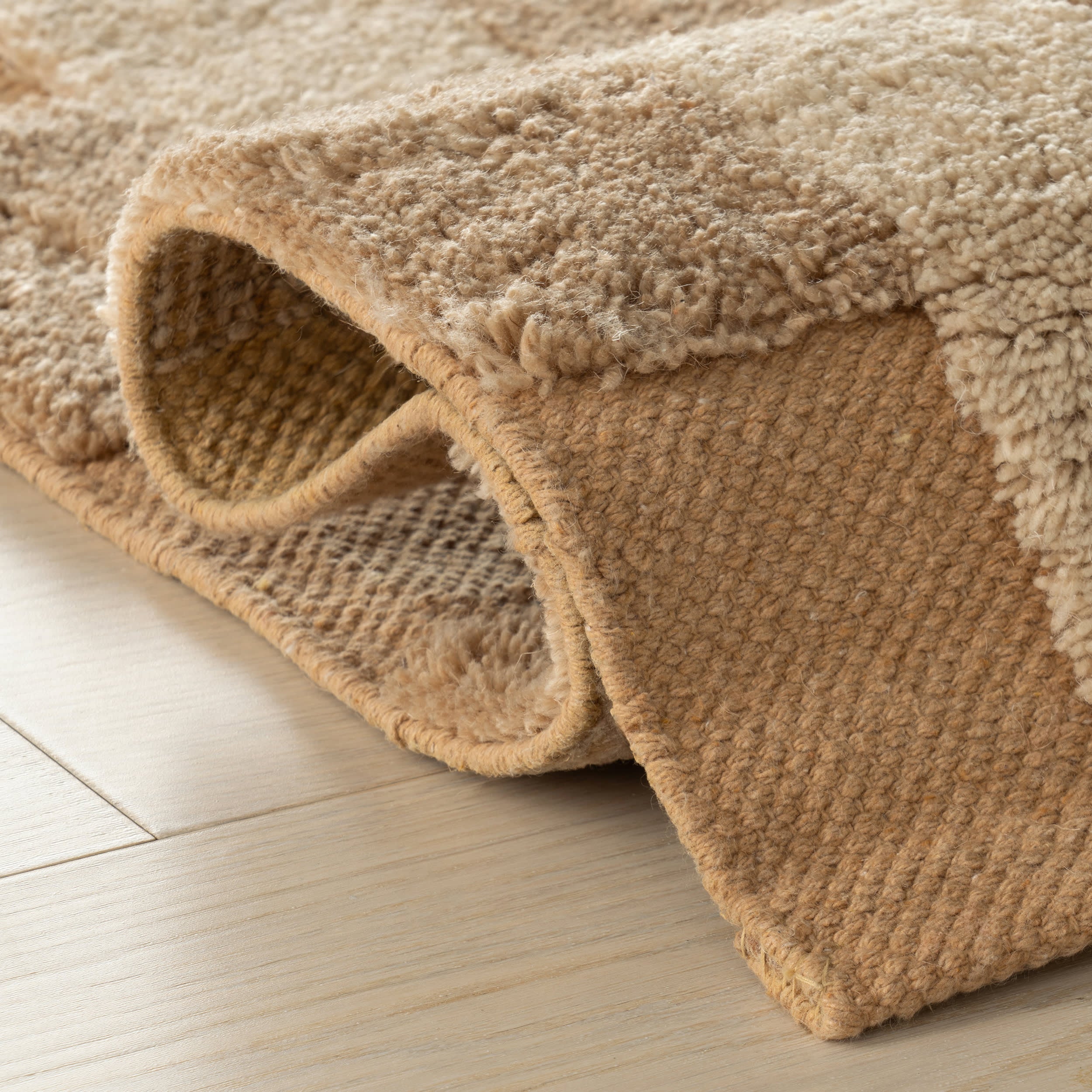Zerina Geometric Rug | Tan - Image 7