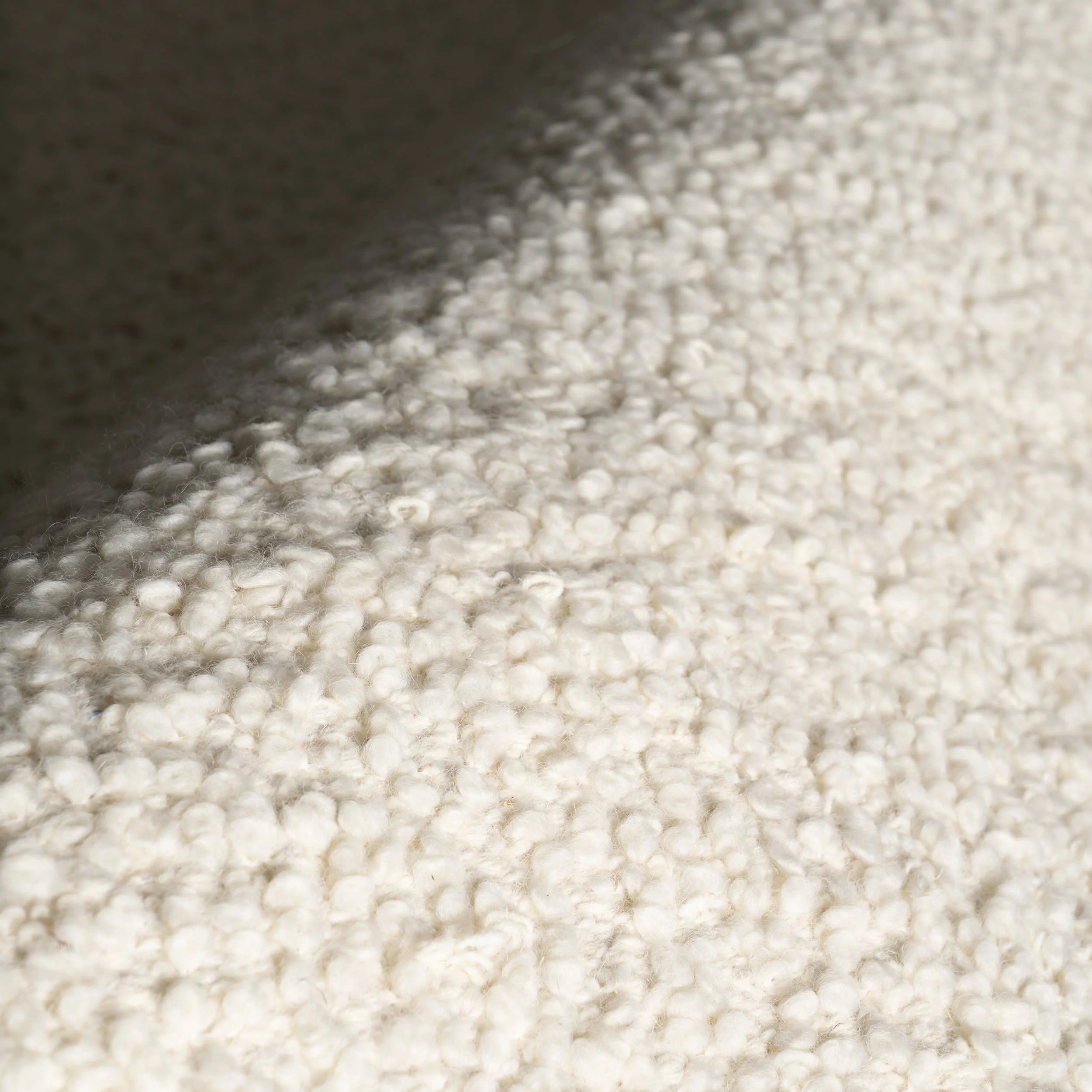 Zeva Textured Flatweave Shag Rug | Beige - Image 3