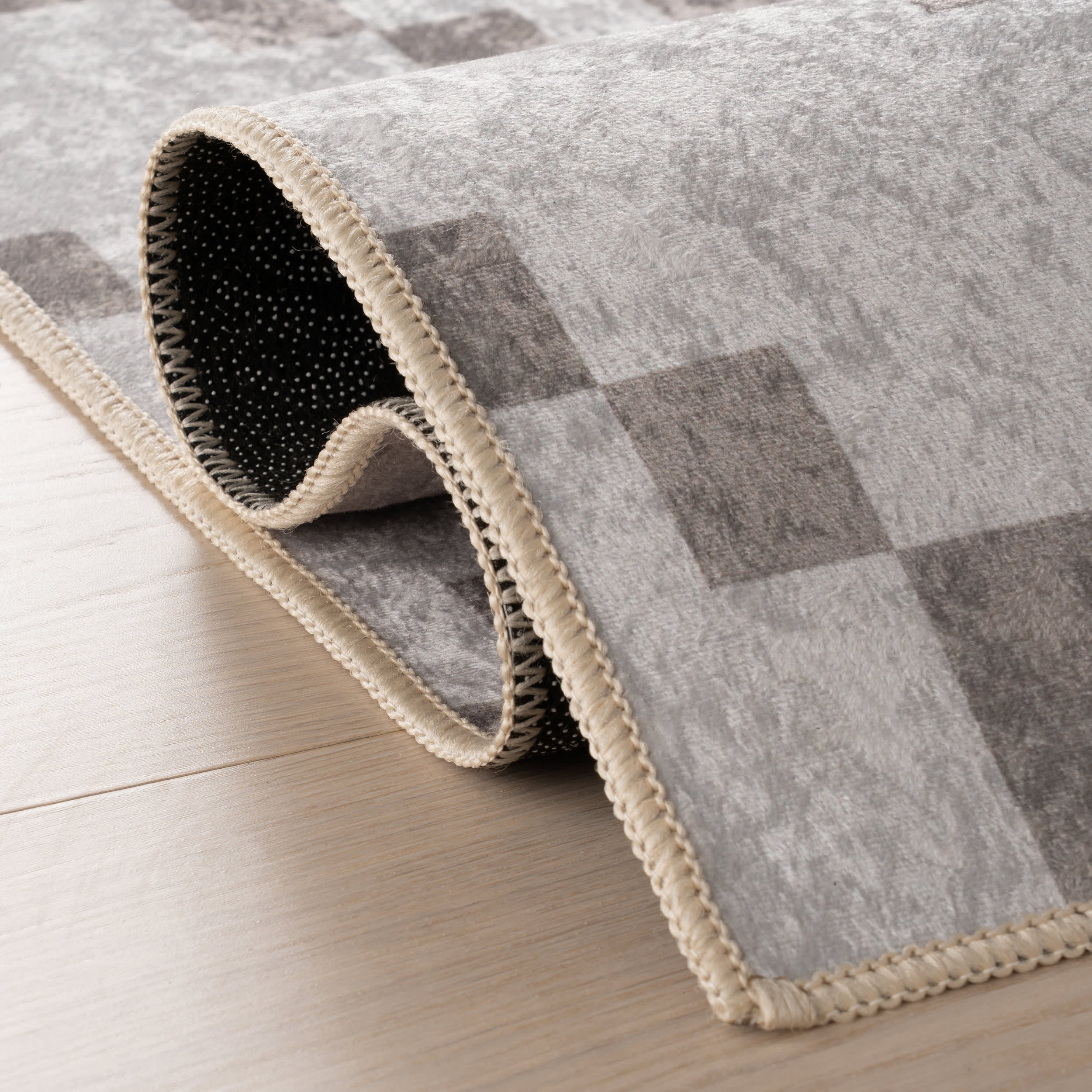 Ziana Southwestern Geometric Washable Rug | Taupe - Image 11