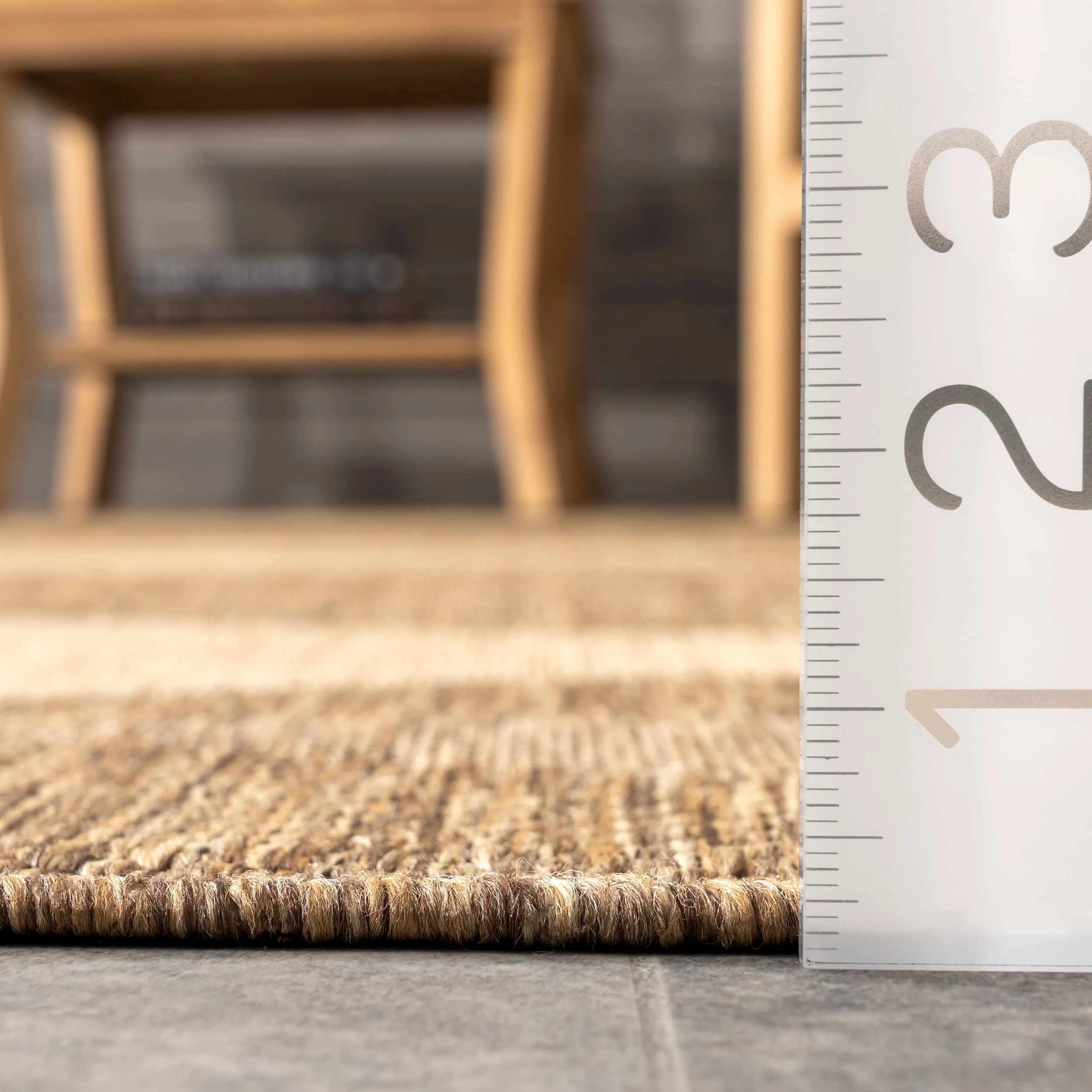 Ziggy Diamonds Indoor/Outdoor Rug | Brown - Image 5