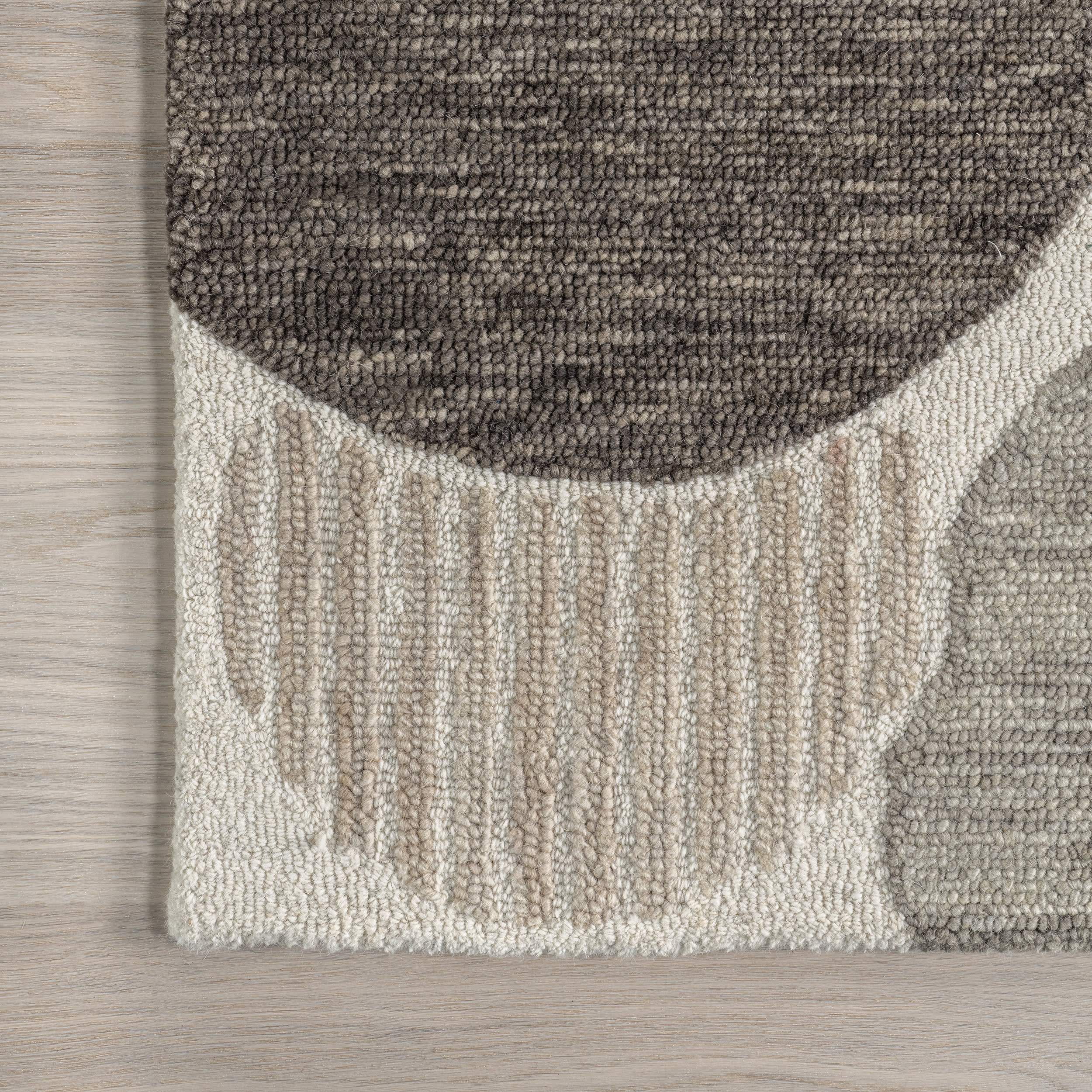 Zilvia Modern Geometric Rug | Beige - Image 3