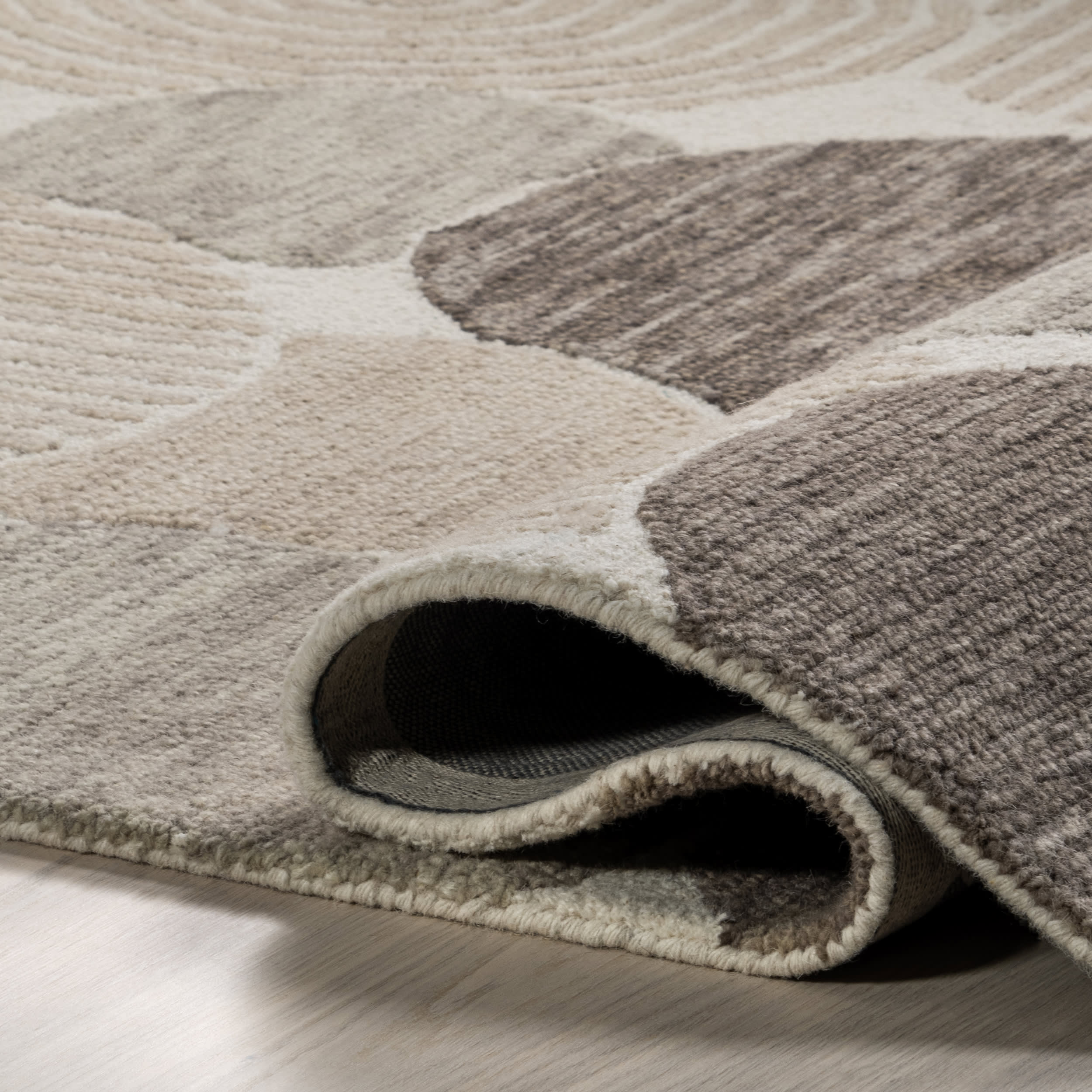 Zilvia Modern Geometric Rug | Beige - Image 8