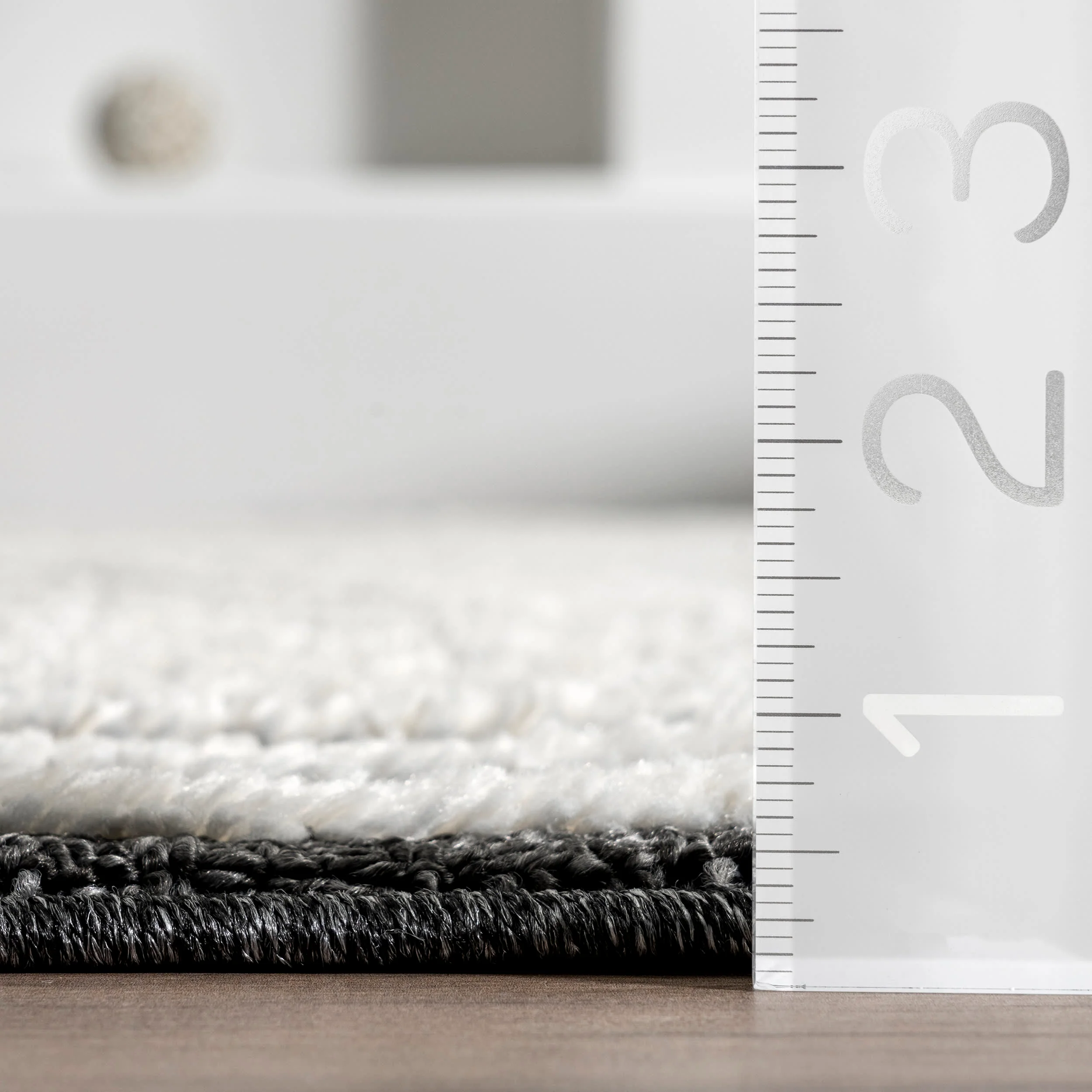 Zoey Striped Tasseled Rug | Beige - Image 5